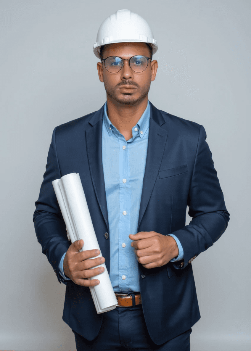 Alef Vieira, engenheiro civil